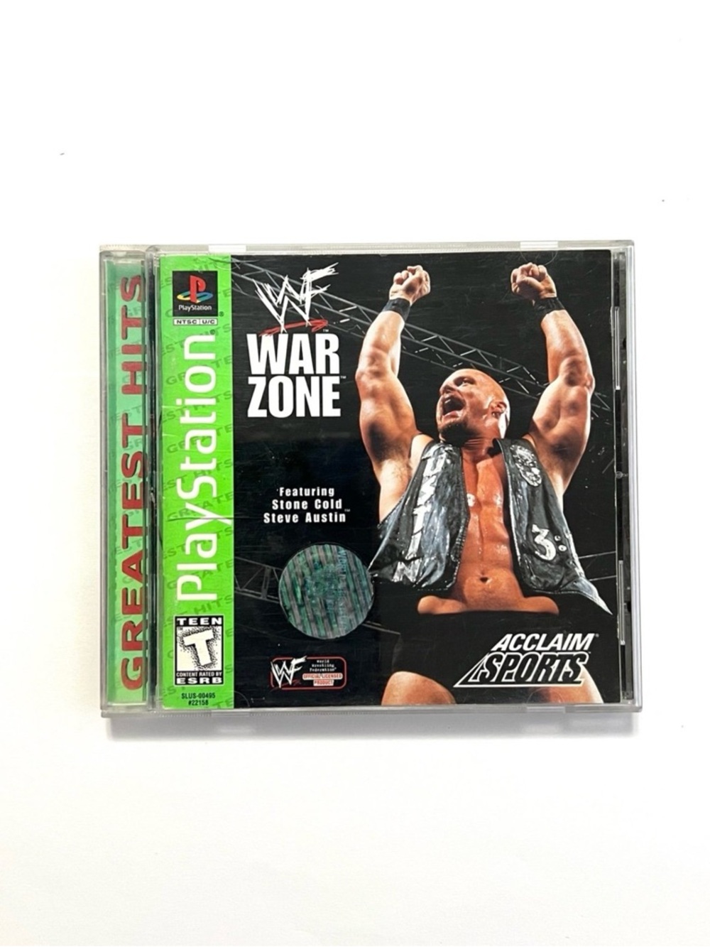 WWF War Zone (Sony PlayStation 1, 1998) Greatest Hits PS1 CIB Complete & Tested